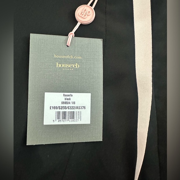 House of CB Rossella Black Mini Dress with Spaghetti Straps - Picture 16 of 16